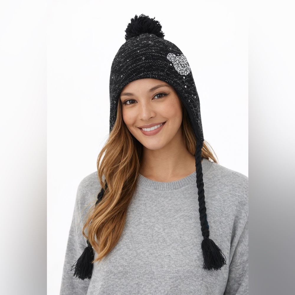 Disney beanie black one size women’s​​​​​​​​​​